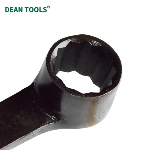 Offset Striking Ring Wrench Set, Chrome Vanadium, 6 Piece Metric 10-32mm, Blow Molded Case Included