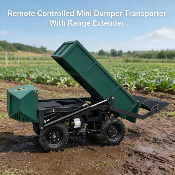 Industrial Remote Control Agriculture Dumper Unmanned Utility Carrier