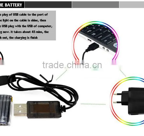 JXD385 Aerocraft LED Light 4CH 2.4G Mini RC Quadcopter 6-Axis photo-4