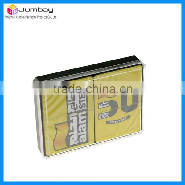 Custom Logo Plastic Playing Cards in Double Packed Plastic Box photo-2