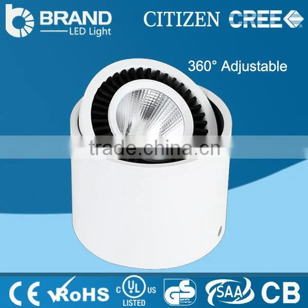High Quality IP44 Indoor Using CREE Chips Lifud Driver Surface Mount Adjustable 20W 30W COB LED Round Downlight photo-2