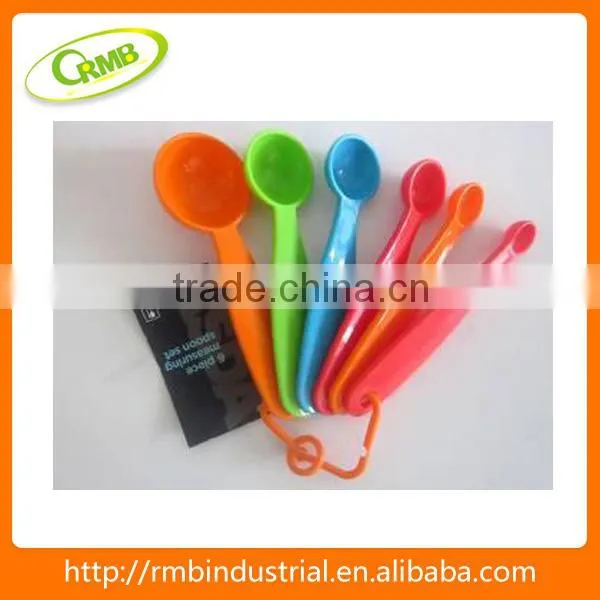 6pcs per Set Measuring Plastic Spoon(RMB)