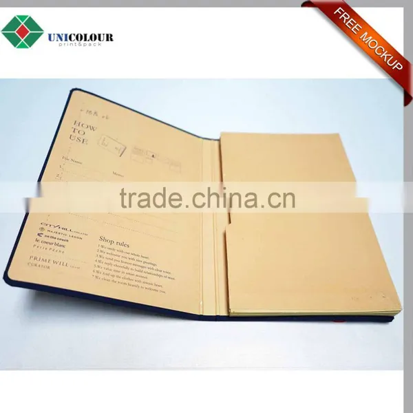 Custom Design Black Cardboard Folding Pocket File Folder photo-6