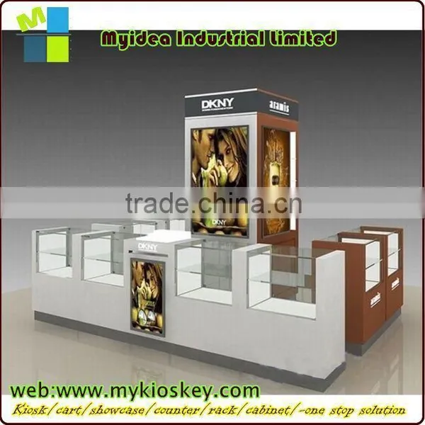 Modern Name Branded Cosmetic Shopping Mall Display Kiosk photo-3