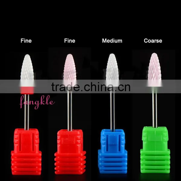 ceramic nail drill bits / ceramic nail file /nail bits ceramic