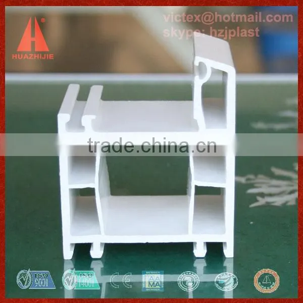 Heat Insulation and Age Endurancing Upvc Profiles Windows and Doors for Building