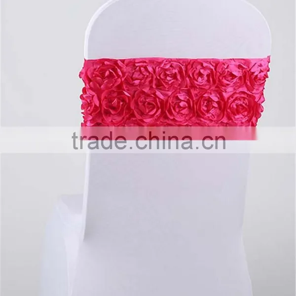 Elastic Flower Wedding Chair Cover Sashes Party Banquet Decoration photo-2