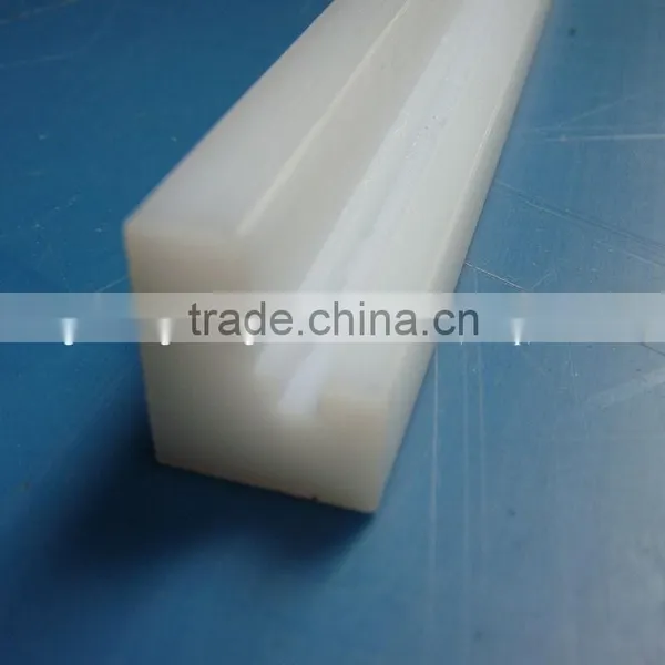 China Wholesale Cheap Cnc Machined Plastic Uhmwpe PE100 Linear Guide Rail photo-5
