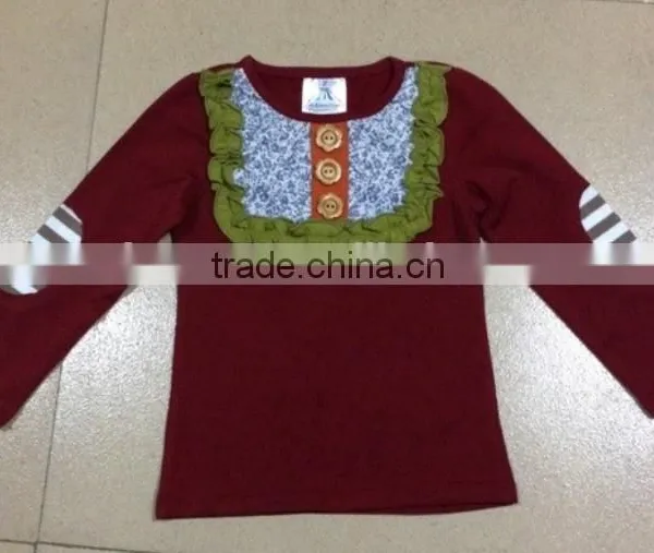 2015 Summer Beautiful Kid Clothing Manufacturer European Cool Girls Kids T-shirts Design photo-3