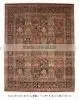 Filder Goam Rust Blue Carpet Made With Wool & Silk