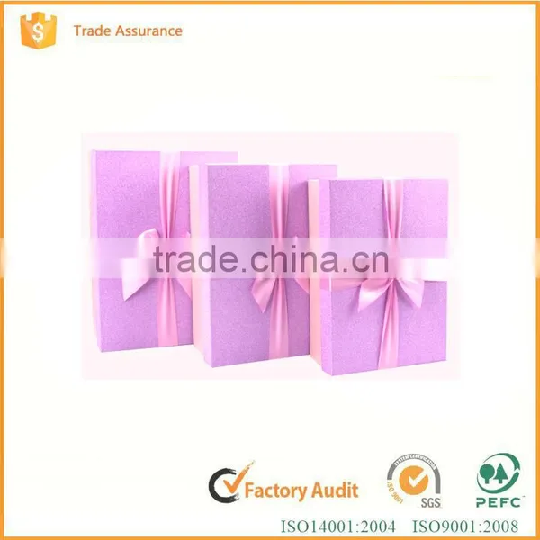Fashion Design Paper Gift Box With Lid/ribbon/bowknot Elegant Gift Box Supplier's Choice photo-6