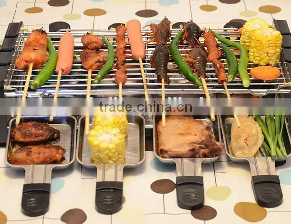 Smokeless Electric Heating Barbecue Stove, Korean Barbecue Pot, Skewers Stove, Household Barbecue Machine, Oven BBQ photo-2