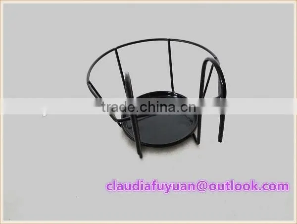Wrought Iron Hanging Flower Pot Rack photo-4