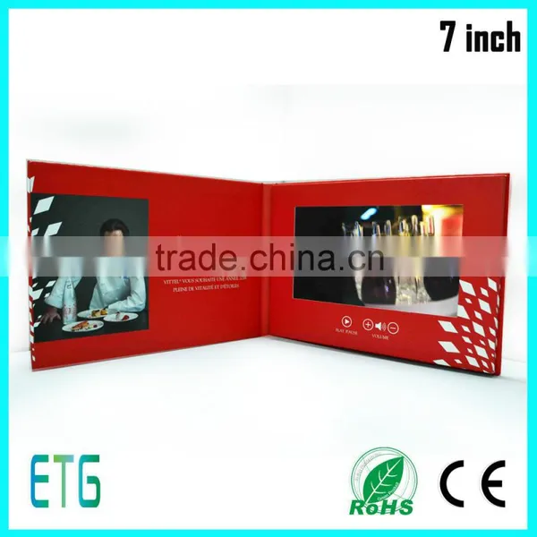 2016 Cheap Advertising 7 Inch Video Brochure photo-6