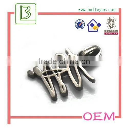 Custom Logo Bag Accessory Metal Zipper Puller for Handbag photo-5