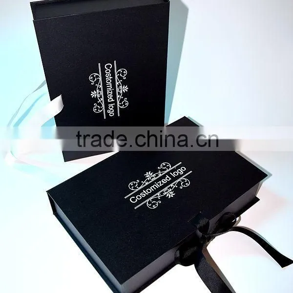 Two Pieces Matt Black Gift Boxes Ideas and Gift Packaging Boxes photo-4