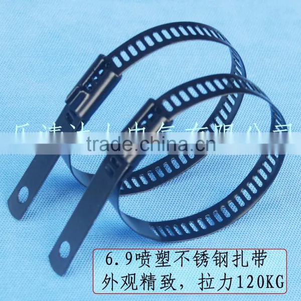 Stainless Steel Lock Steel Ball Cable Ties (material:304-201-316 ) 7.6*300 photo-5