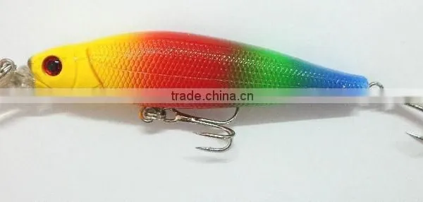 11cm 15.2g Fresh Water Bass Lure Minnow Baits Fake Hard Bait With Size #4 Fishhook MI006 photo-4