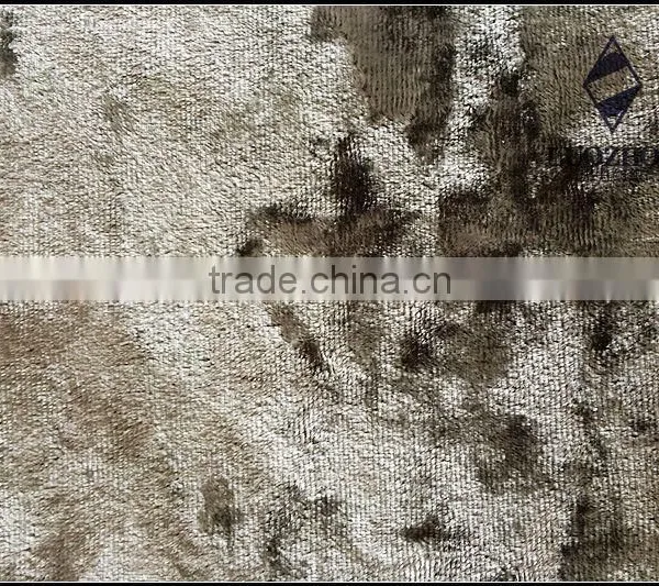 Ice Spandex Velvet Fabrics for Sofas