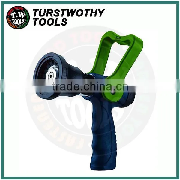 150PSI Aluminum Body Rubber Fire Man Heavy Duty Level Flow Control Garden Nozzle photo-3