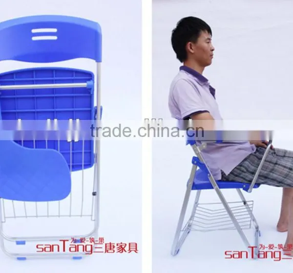 Folding School Chair With Writing Pad,school Chair With Writing Board1074C photo-4