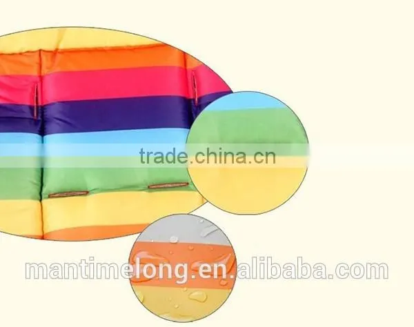 Baby Stroller Pad Baby Stroller Mat Baby Seat Cushion Rainbow Colors photo-3