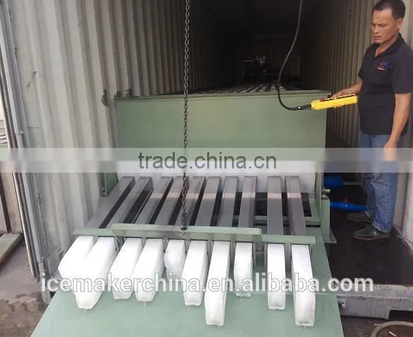 Containerized Ice Block Machine With Crane System photo-2