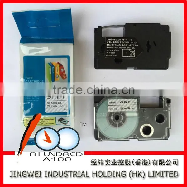 Compatible Casio Label Printer Tape Cartridge XR-18WE1 Black on White 18mm for Casio Label Printer photo-2