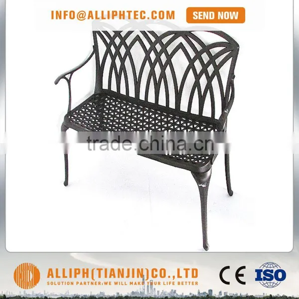 Aluminum Garden Furniture Cast Aluminum Prak Bench photo-4