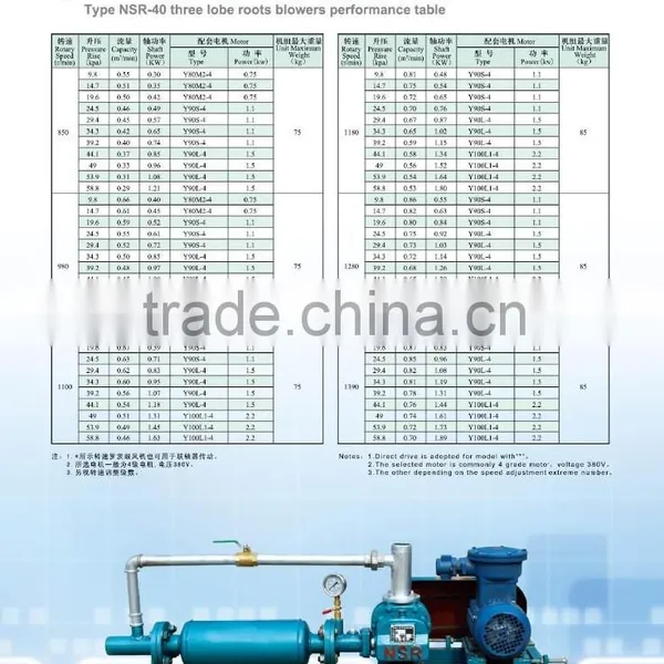 2015 Hot Sale 380v 0.7kw-110kw Roots Vacuum Pump With Best Price Made in China , Vacuum Roots Blower Supplier photo-4
