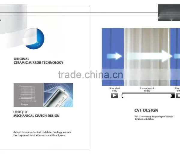 Motorized Curtain Track (B-Type) for Electric Curtain and Automatic Curtain With Drapery Motor photo-4