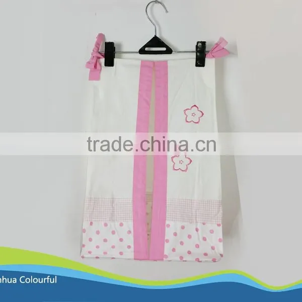 New Design Cotton Embroidery Nappy Changing Bag Diaper Bag Nappy Bag Diaper Stacker NA1022