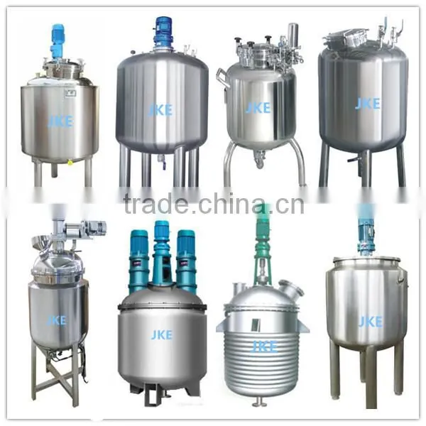 Stainless Steel Electric Heating Emulsifying Tank With Homogeneous Mixer