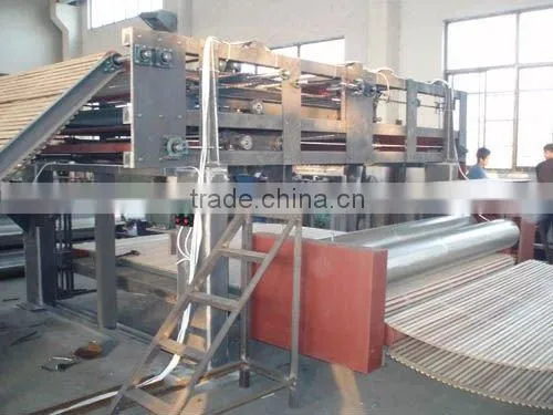 Spray bonded wadding plant