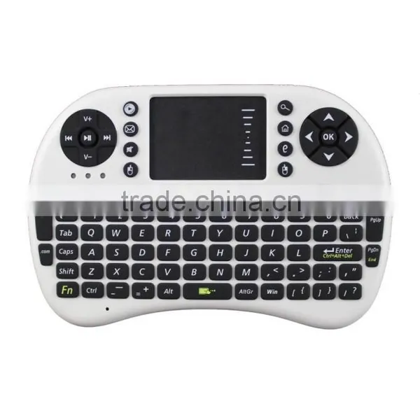 i8 Wireless Mini Keyboard Air Mouse Gaming Air Fly Mouse Multi-Media Remote Control Touchpad Handh English Arabic German Russian photo-2