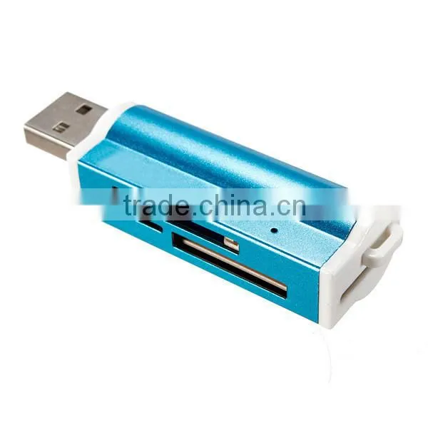 All in 1 USB 2.0 Multi Memory Card Reader Adapter Connector For SD MMC TF M2 Memory Stick MS Duo RS-MMC Retail Packag photo-5