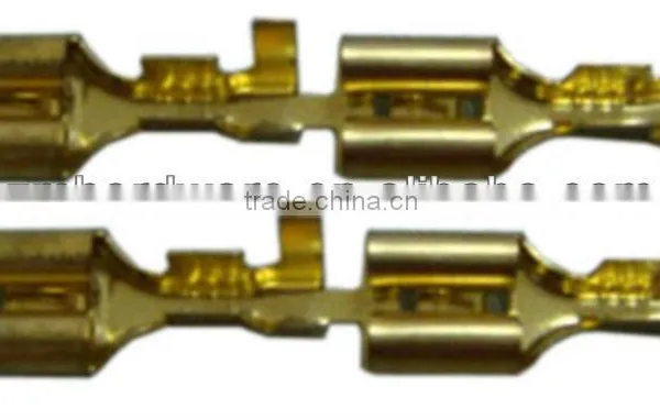 Brass crimp terminals