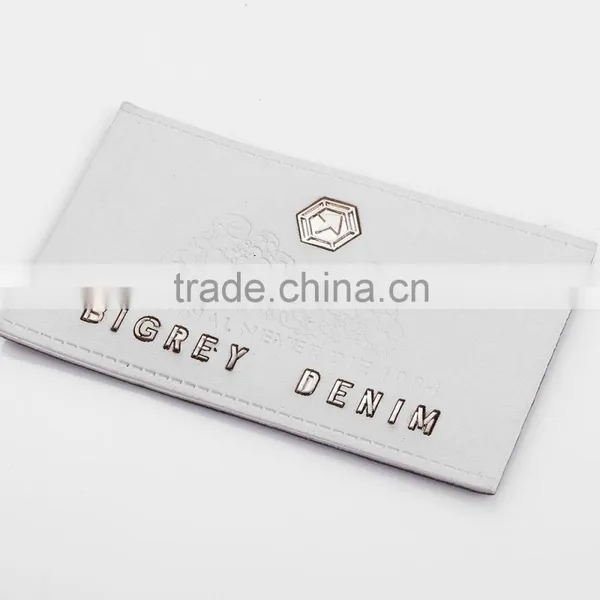 Fashion Branded Leather Patch Jeans Leather Patch Labels photo-3