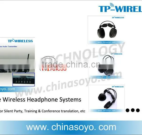 2.4G wireless simultaneous translation equipment for conference and meeting room