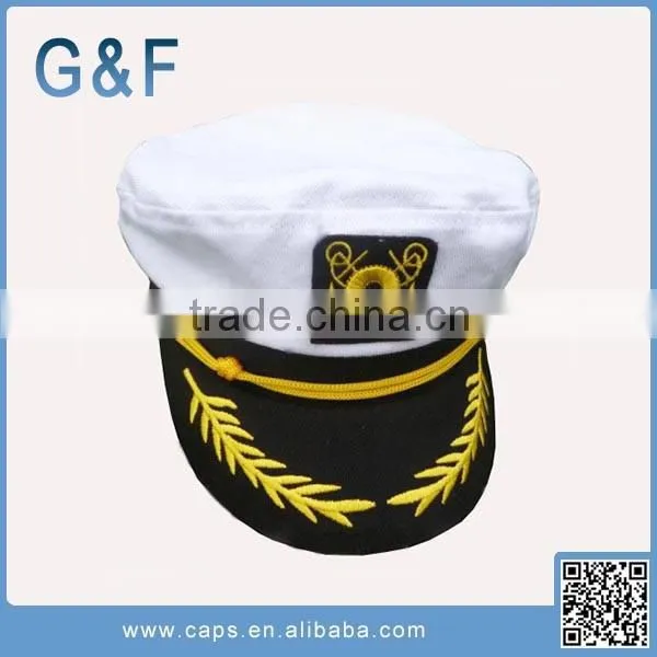 High Quality Navy Captain Sailor Hat With Stock Quality Choice photo-2