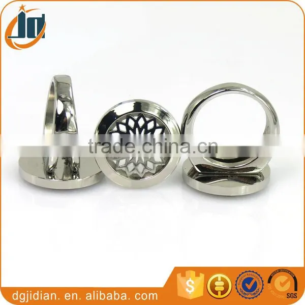 Fashion Stainless Steel Locket Ring, Flowers Ring, Perfume Ring photo-4