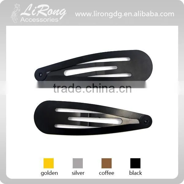 Simple Design Black Snap Clip