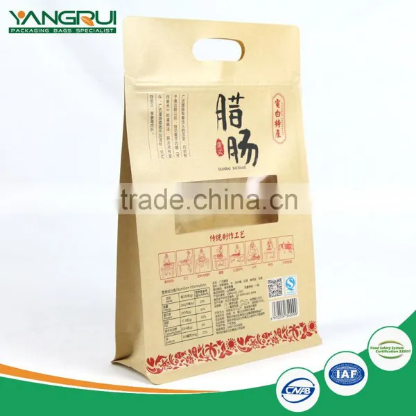 Kraft Paper Bag With Window and Zipper photo-4