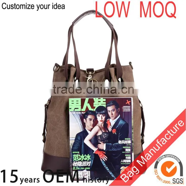 Custom Larege Capacity Canvas Side Bags for College Girls Quality Choice Supplier's Choice photo-6
