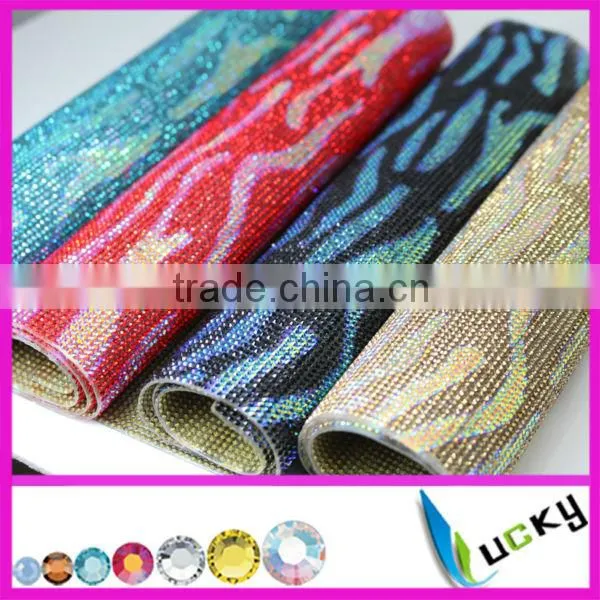 Hot Fix Rhinestone Sheet Leopard Print Super Closed With A Grade Quality Crystal