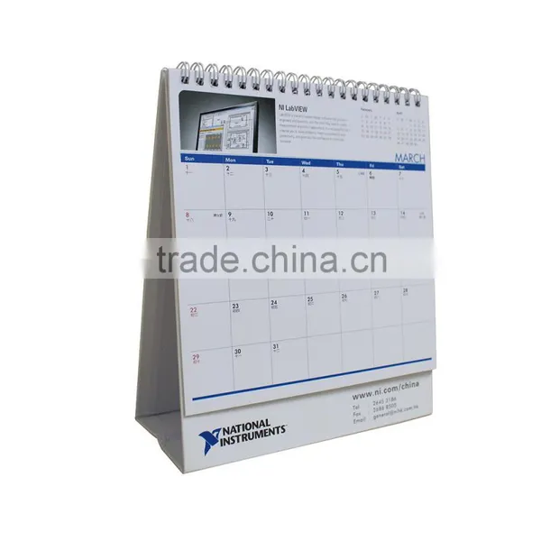 Wholesale Monthly English Desktop Calendar Printing photo-3