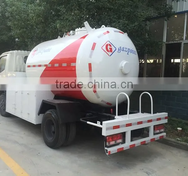 High Performance Dongfeng 4x2 Mini Lpg Tanker Transportation Truck photo-3