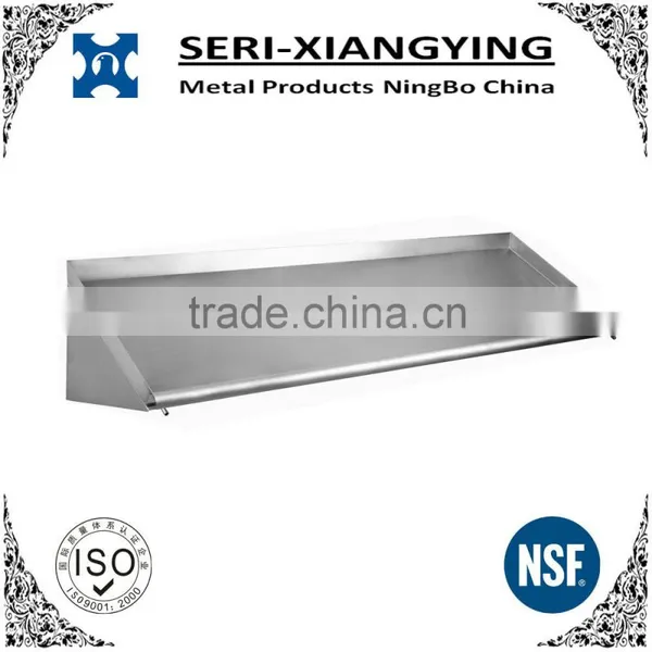 NSF Approval Stainless Steel Slant Shelf