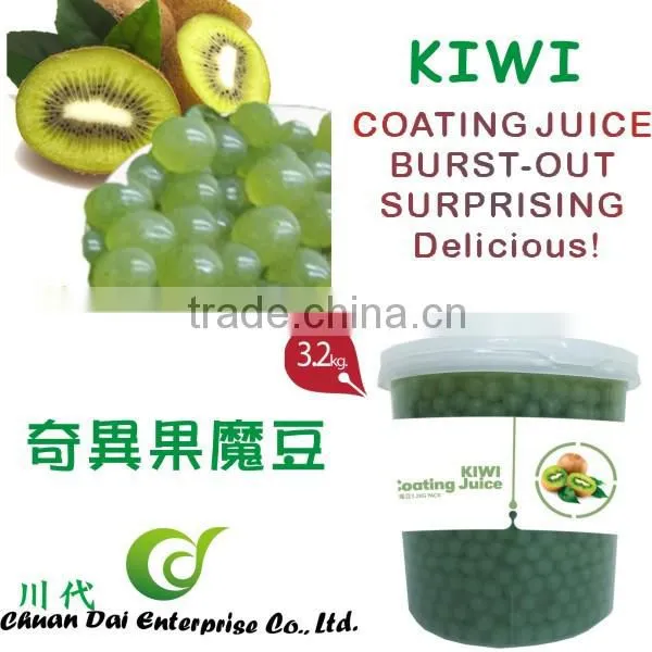 Taiwan Bubble Tea Kiwi Coating Juice Boba