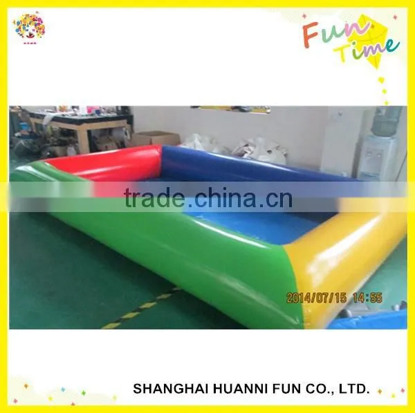 2015 China Best Quality Cheap Blue Inflatable Water Pool Square Swimming Pool for Water Balls for Kids Playing for Sale photo-2